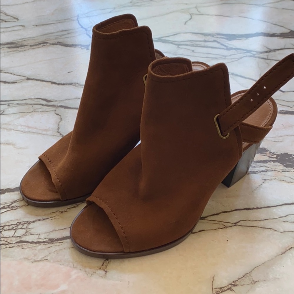 Frye Suede Dani Shield Sling Sandal
